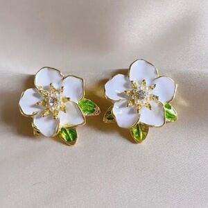 Flower earrings #1448